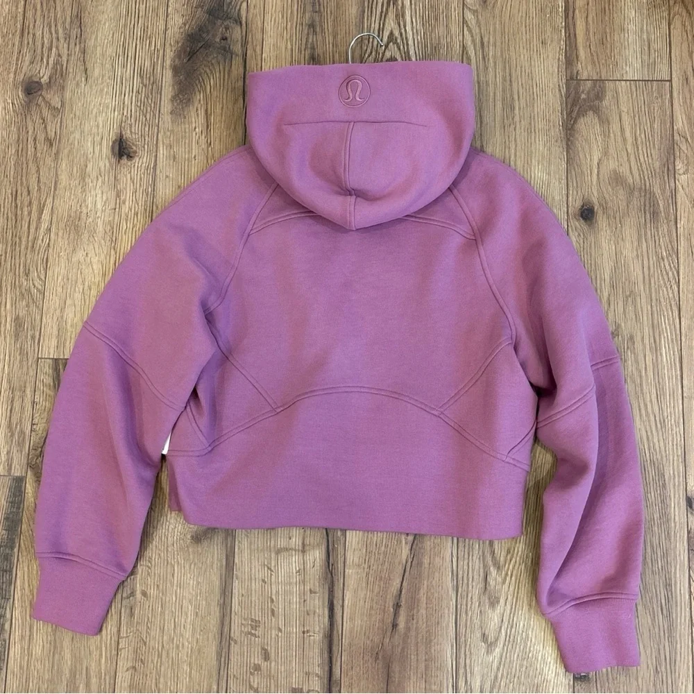 NWT Lululemon Scuba Oversized Full Zip Hoodie In Velvet Dust Size XS/S